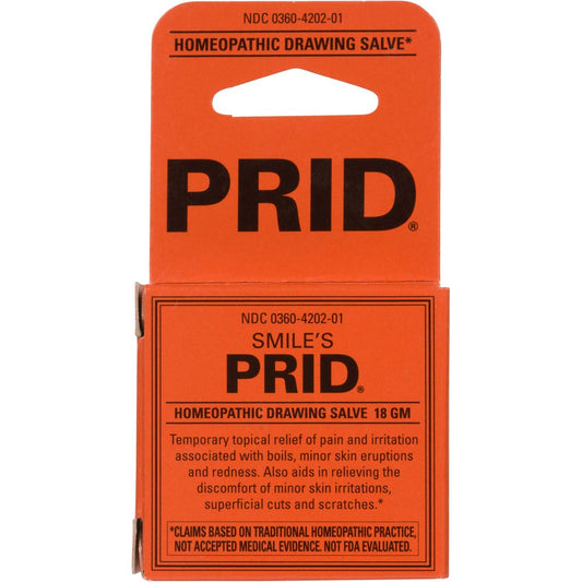 PRID Smile's envase frontal mostrando la etiqueta y facilidad de transporte