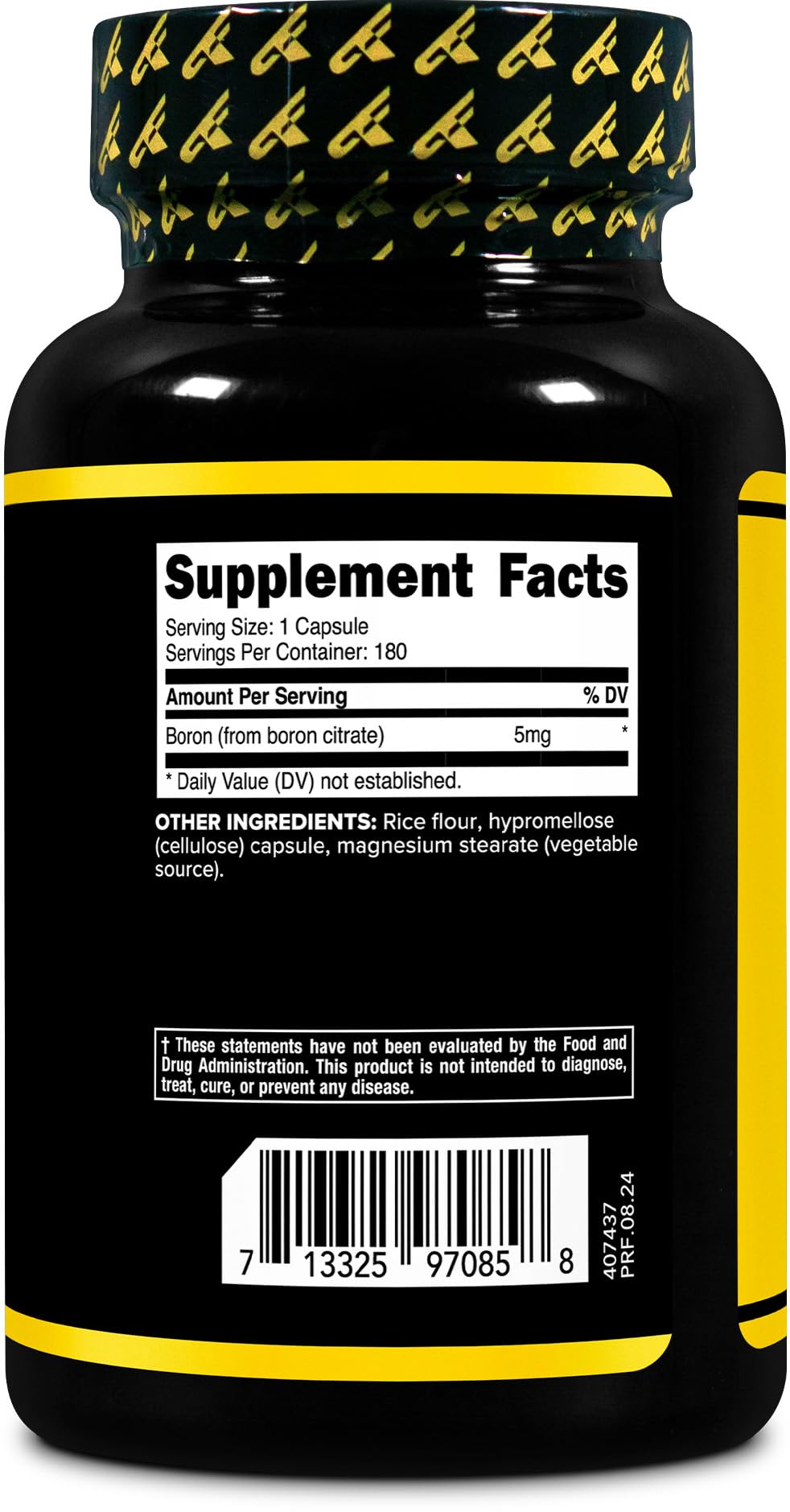 Primaforce Boron: frasco sobre mesa para hábitos de bienestar diarios