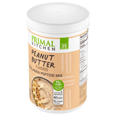 Primal Kitchen etiqueta nutricional legible con 0 g de azúcar y certificados