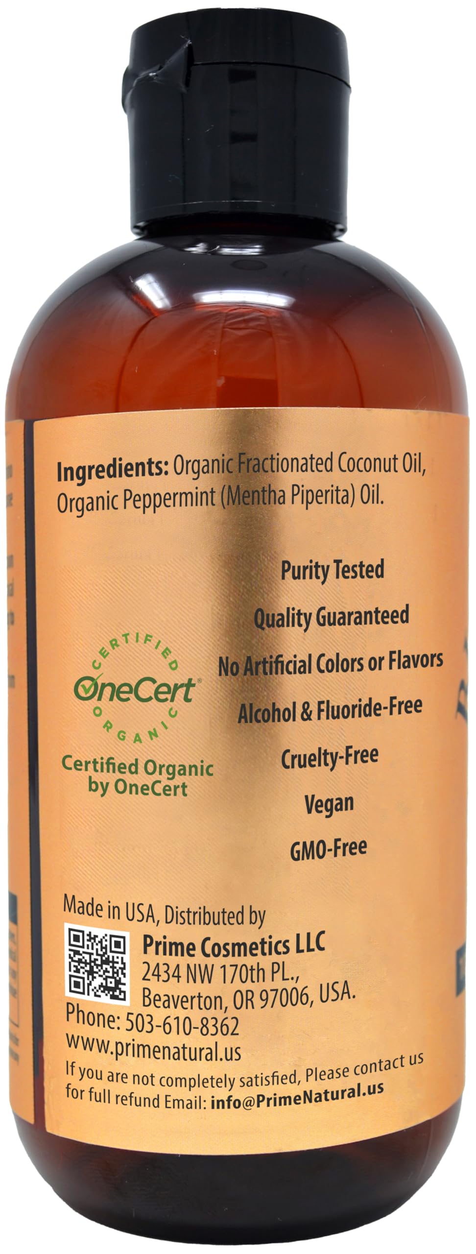 PRIME NATURAL primer plano de textura oleosa de coco muestra pureza y suavidad