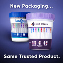 Prime Screen en uso con recogida de orina y guantes incluidos
