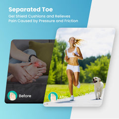 Promifun protector usado en senderismo, amortigua presión y fricción