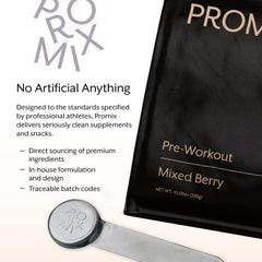 Polvo ProMix Nutrition textura cercana, mezcla instantánea y sin grumos para disolución rápida