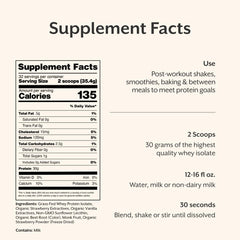 Etiqueta nutricional de ProMix Nutrition con información de 30g proteína por porción