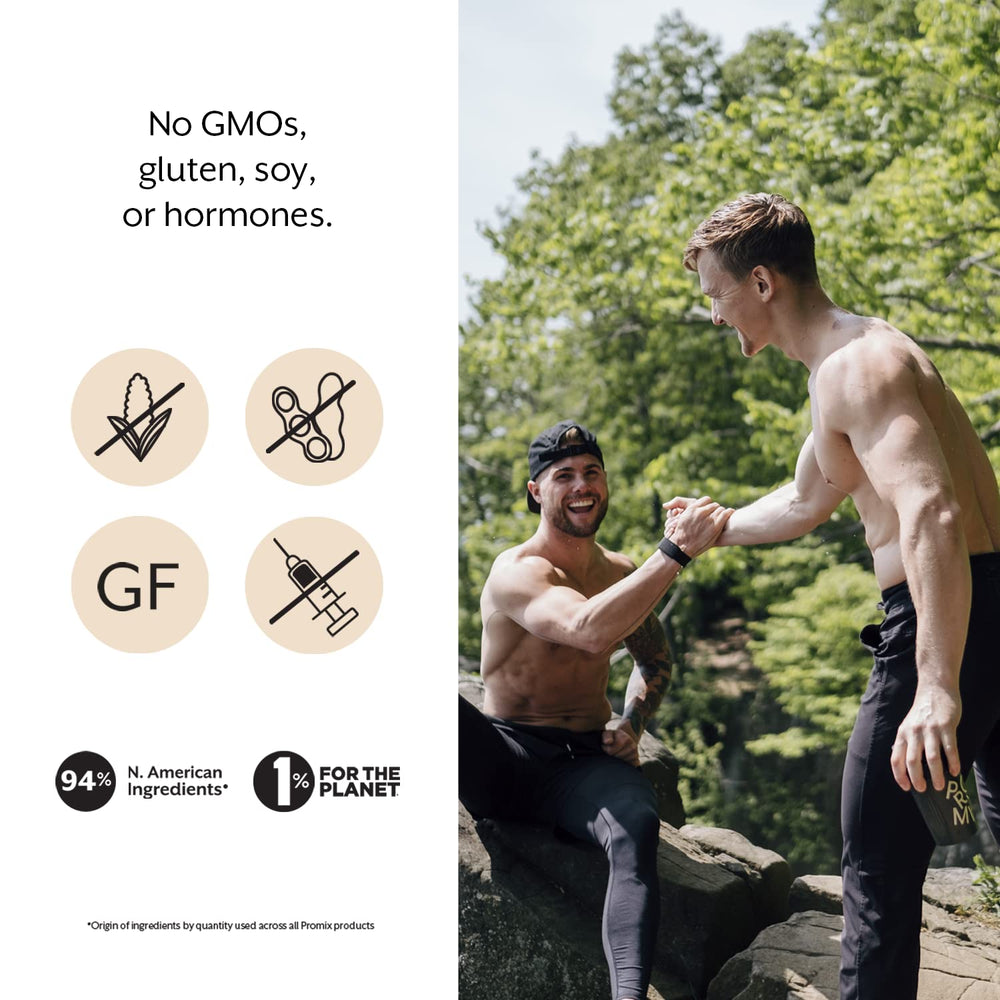 ProMix Nutrition cucharada para comparar tamaño y controlar la dosificación