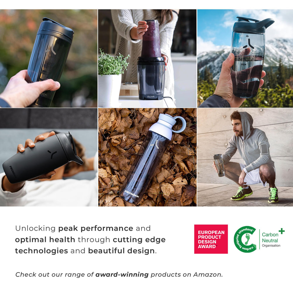PROMIXX en posavasos de coche, perfil estrecho y ajustable