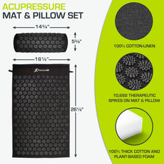 ProSource almohada detalle de puntas para apoyo cervical y alivio