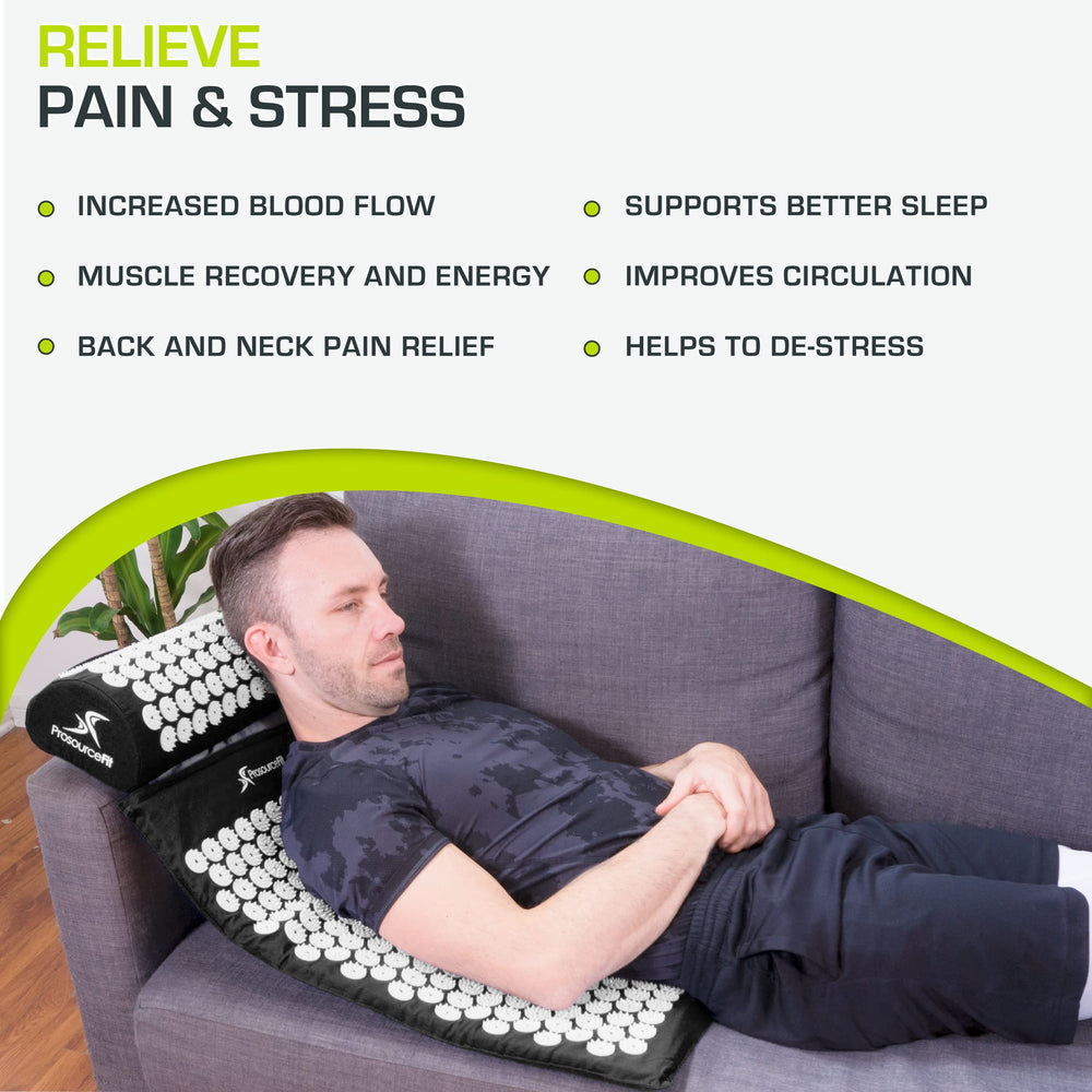 ProSource esterilla larga extendida en el suelo para masaje corporal completo