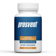Prosvent frasco frontal mostrando la marca y beneficio de apoyo prostático