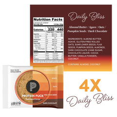 Protein Puck caja con 16 barras lista para despensa y uso diario