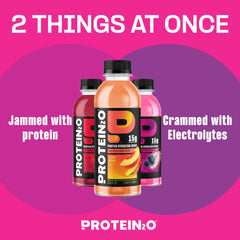 Protein2o detalle de líquido claro que ilustra textura ligera y refrescante