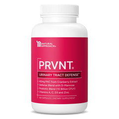 PRVNT frasco frontal mostrando etiqueta y beneficios
