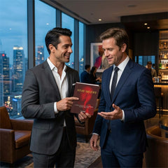 PRYCKEN libro junto a un objeto para ver tamaño y transporte sencillo