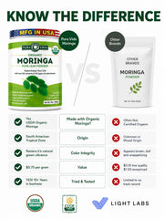 PURA VIDA MORINGA polvo usado en cocina casera para recetas saludables