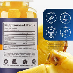 PURA WEX NUTRITION tarro abierto mostrando gominolas listas para uso