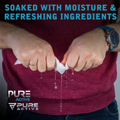 Pure Active detalle de Aloe Vera y vitamina E, hidratación y cuidado