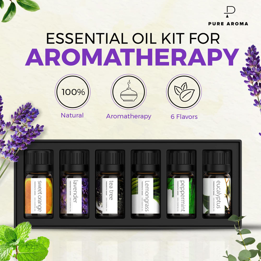 Pure Aroma botella en mano para comparar tamaño y facilidad de uso