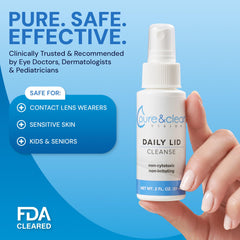 PURE & CLEAN comparativa de tamaño 2 oz para visualización de escala y conveniencia