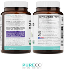 PURE CO envase en cocina sana sugiere uso diario conveniente