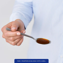 Pure Encapsulations vertido en un vaso de agua — uso sencillo y mezclable