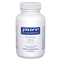 Pure Encapsulations Energy Xtra bottle with clean label for sustained energy