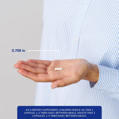 Pure Encapsulations envase abierto con cápsulas, conveniencia para uso diario