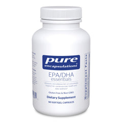 Pure Encapsulations envase frontal mostrando cápsulas y beneficios para el corazón
