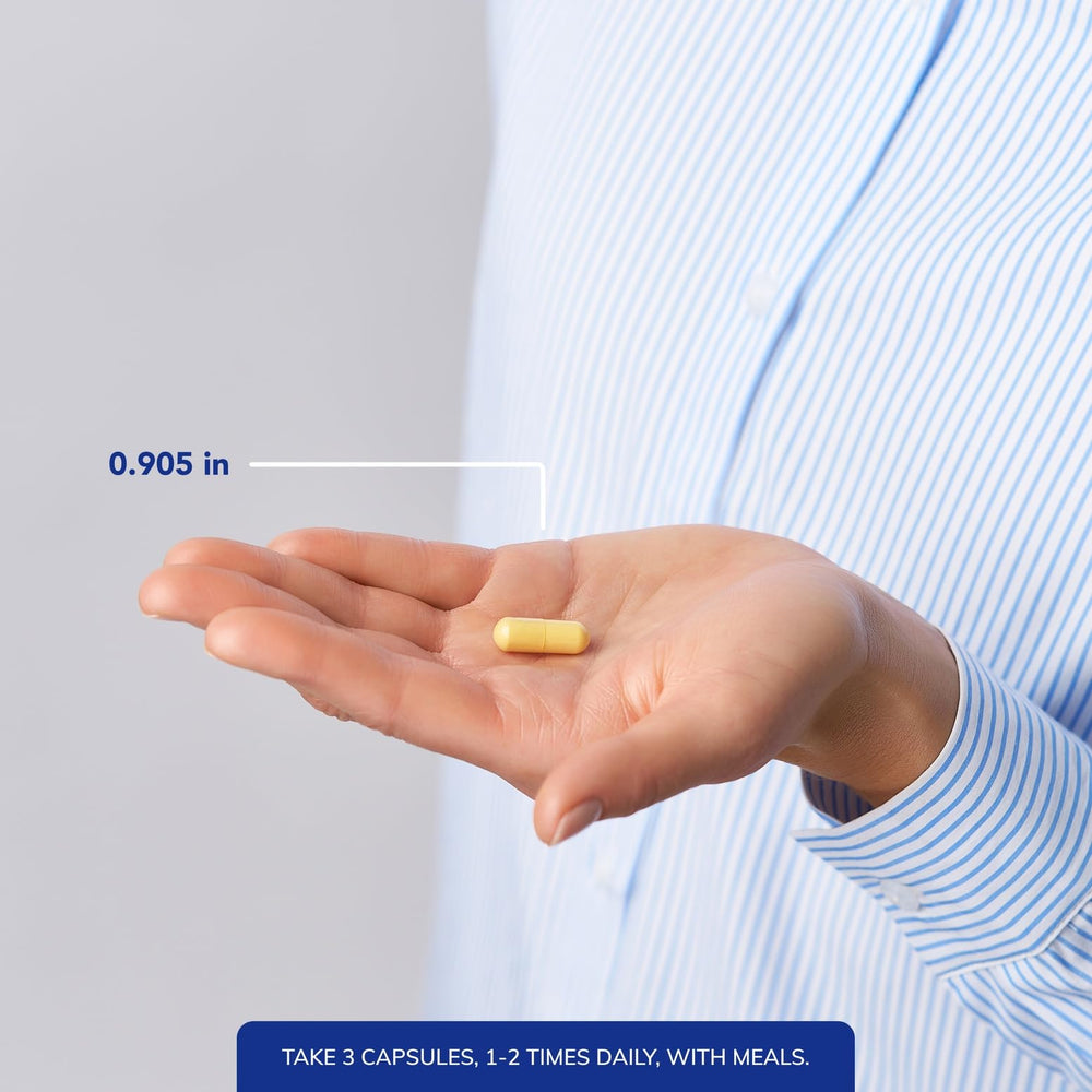 Pure Encapsulations etiqueta con lista de ingredientes y pureza