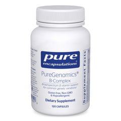 Pure Encapsulations envase frontal mostrando la marca y beneficio de pureza