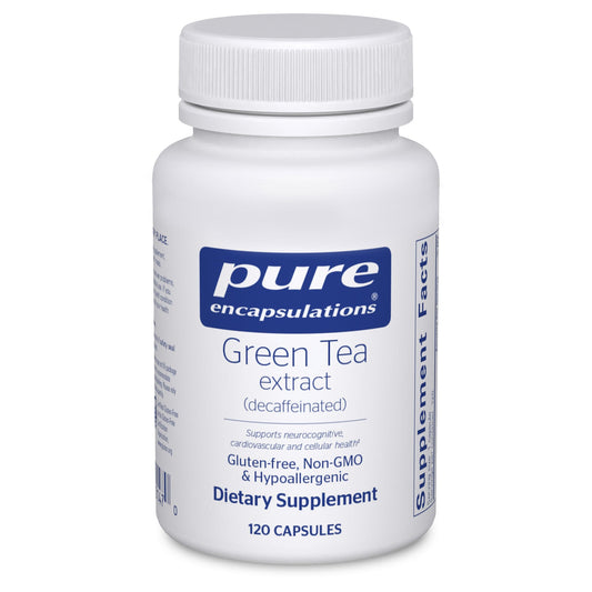 Pure Encapsulations envase frontal mostrando producto y pureza