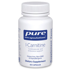 Pure Encapsulations frasco delantero mostrando 60 cápsulas y etiqueta clara