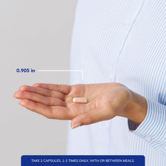 Pure Encapsulations bote abierto con cápsulas para uso prolongado y comodidad