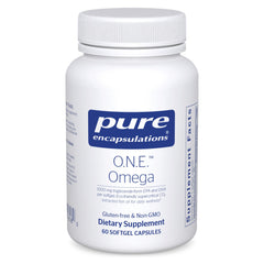 Pure Encapsulations envase frontal mostrando 60 cápsulas y claridad de fórmula