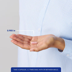 Pure Encapsulations envase abierto con cápsulas accesibles y tapa segura