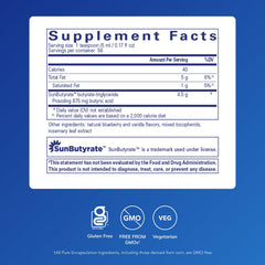Pure Encapsulations detalle de etiqueta con información de ingredientes y pureza
