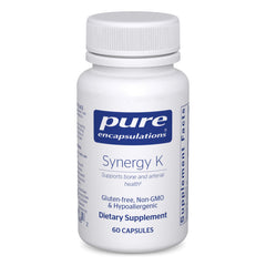 Pure Encapsulations envase frontal mostrando nombre y 60 cápsulas para confianza