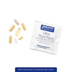 Pure Encapsulations textura de contenido en primer plano, pureza y detalle