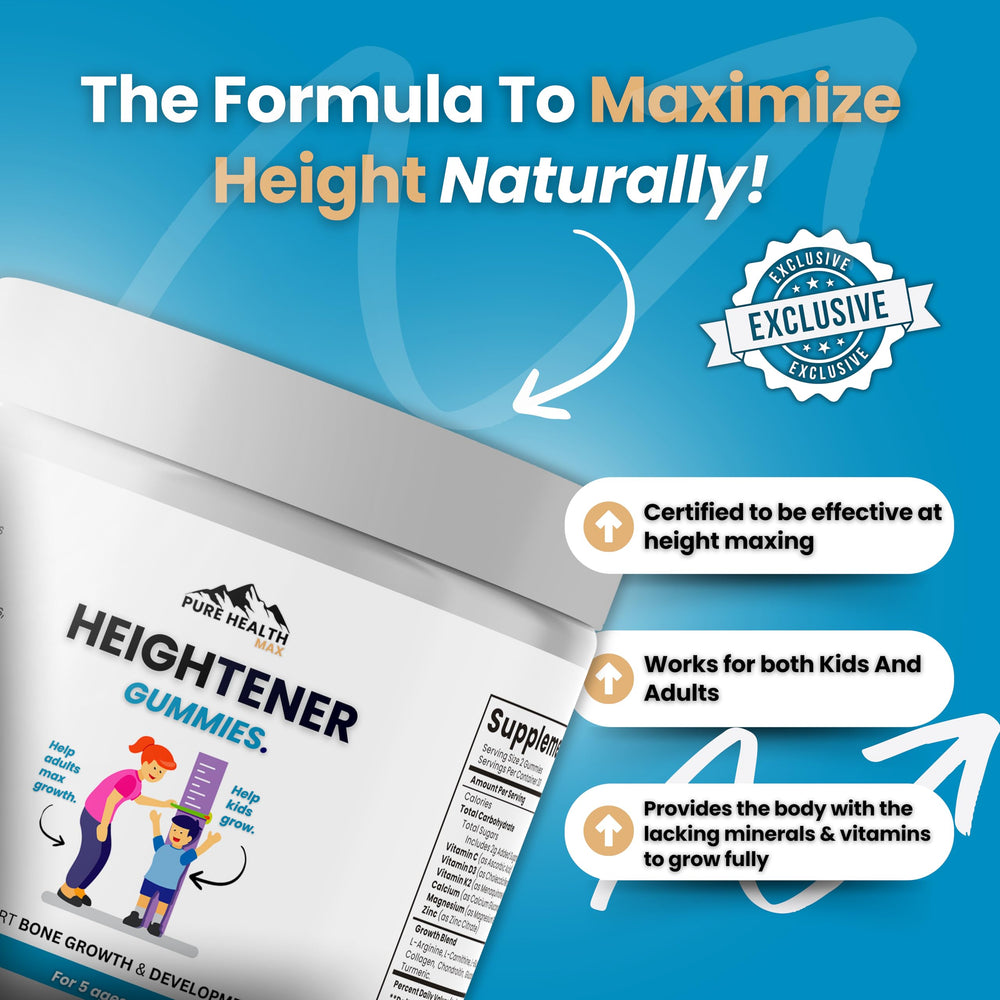 PURE HEALTH MAX etiqueta con tabla nutricional y lista de ingredientes, transparencia informativa