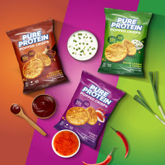 Pure Protein en uso en gimnasio como snack post-entreno energético
