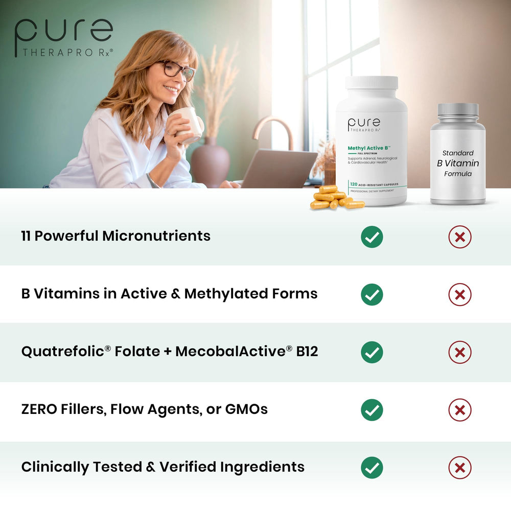 Pure Therapro Rx cápsulas veganas en primer plano demostrando facilidad de ingesta