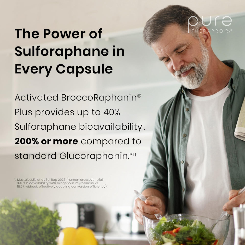Pure Therapro Rx comparación de tamaño en mano para escala realista