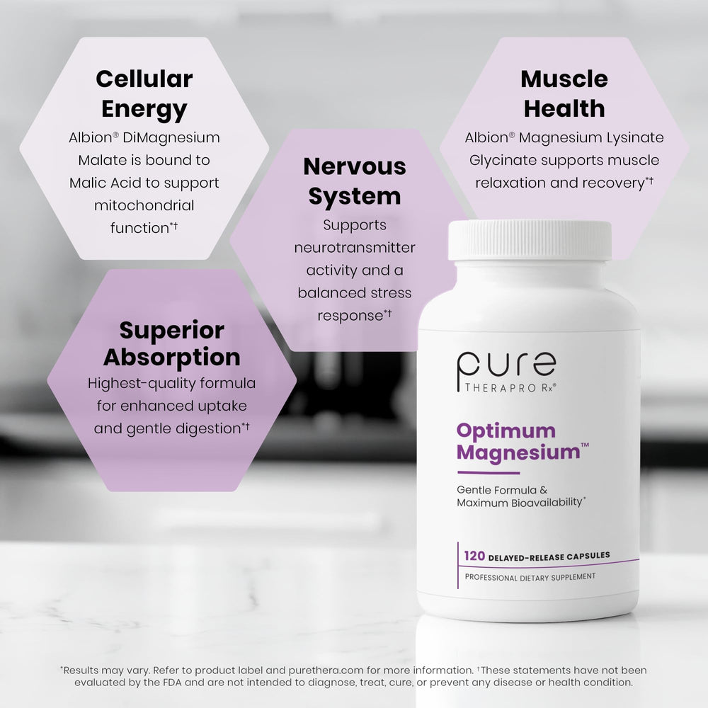 Pure Therapro Rx textura del contenido en polvo representando pureza