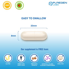 P Puregen Labs botella en mesa de cocina como suplemento diario confiable