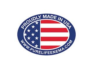 Purelife Enema uso en rutina baño con montaje claro y preparación ordenada