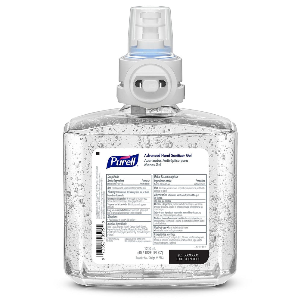 PURELL boquilla sellada en primer plano para higiene segura