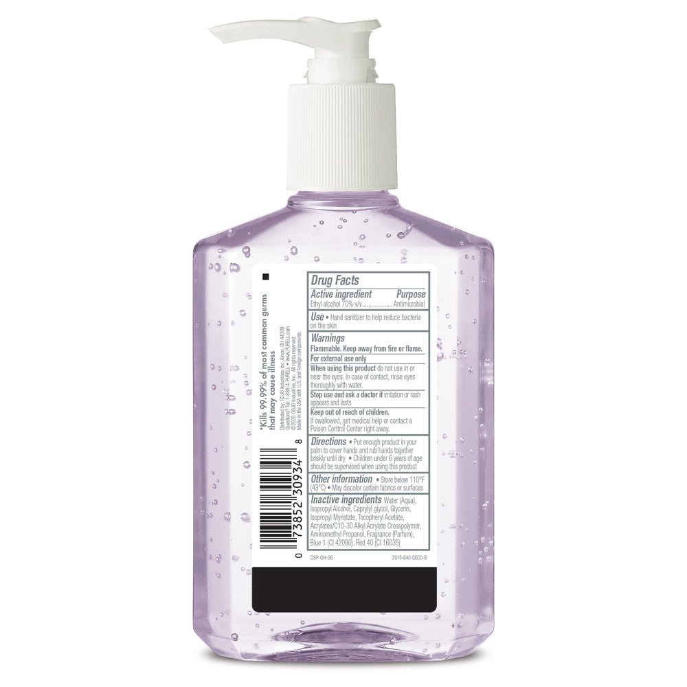 PURELL detalle del dosificador pump mostrando uso fácil y dosificación controlada