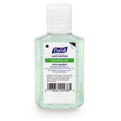 Purell textura del gel en close-up que demuestra aplicación fácil