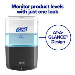 Purell recarga instalada en dispensador ES6 facilitando higiene automática