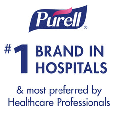 Purell en uso en recepción para fomentar higiene en espacios públicos