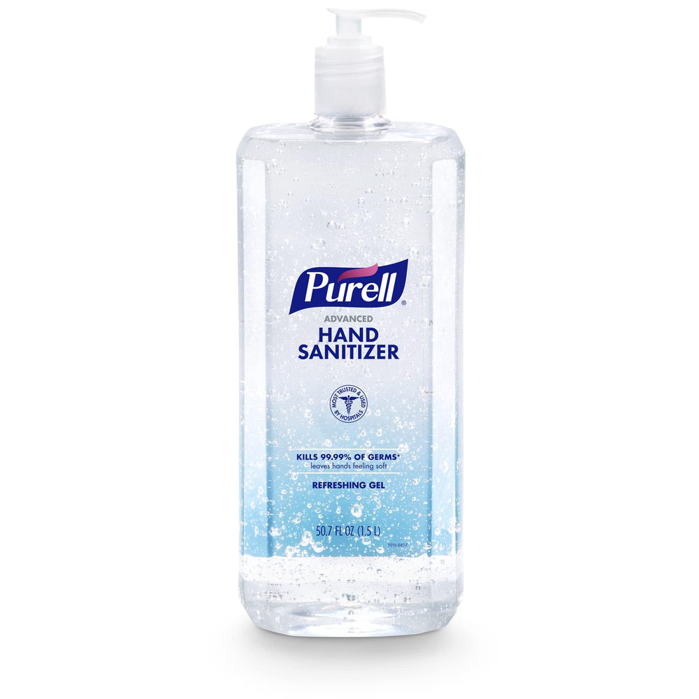 Purell botella 1,5 L frontal mostrando la presentación profesional y capacidad
